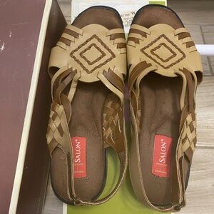 Naturalizer Women's Woven Tan Sandals